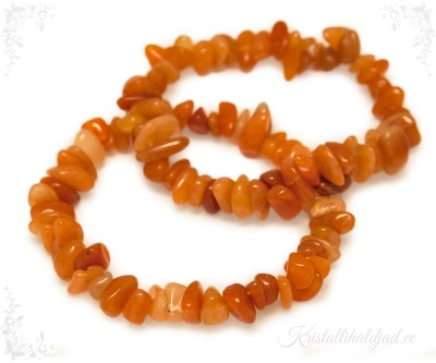 Aventuriin oranž käevõru tšipsidest