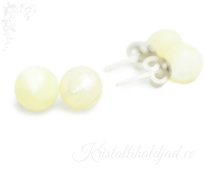 Pärlikarp hõbekõrvarõngad