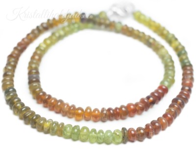 Granaat tsavoriit kaelakee hõbekinnitusega