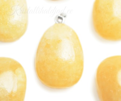 Kollane kaltsiit ripats kinnitusega