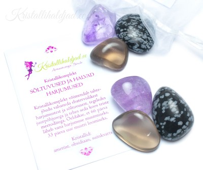 Kristallikomplekt "Sõltuvused ja halvad harjumused"