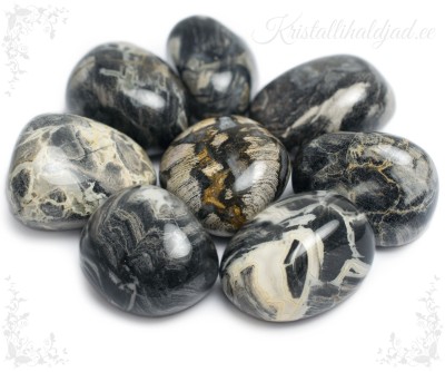 Jaspis hõbeleht lihvitud