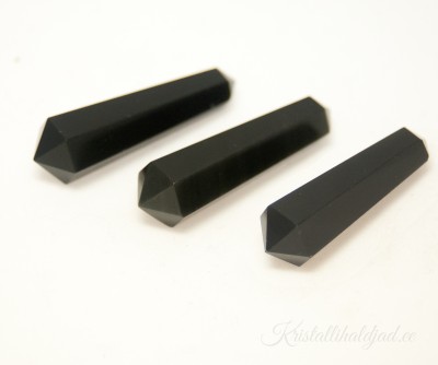 Turmaliin must kristallvarras 16-tahuline