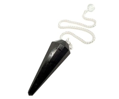 Turmaliin pendel 12-tahuline kuuliga