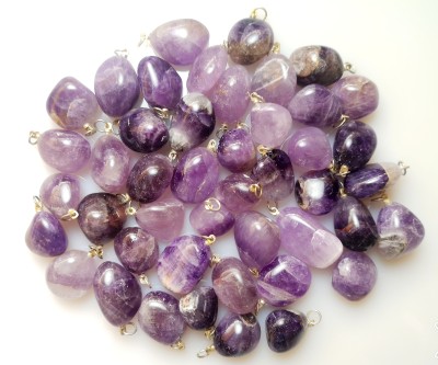 Ametüst ripats lihvitud tilk