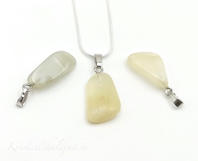 Kuukivi hõberipats lihvitud