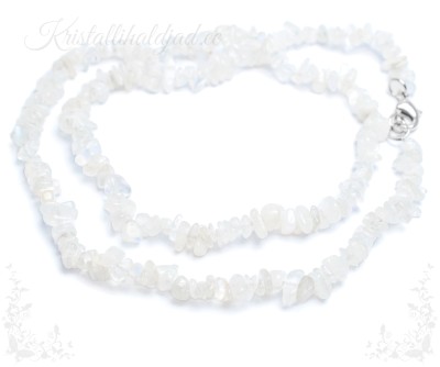 Kuukivi valge kaelakee tšipsidest