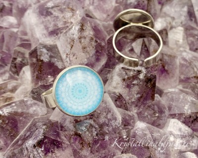 Larimar kristallimandala ehted