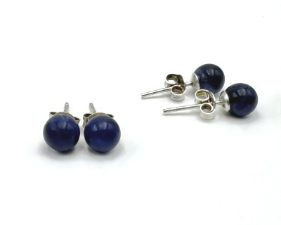 Sodaliit hõbekõrvarõngad mummud