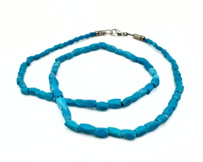 Türkiis kaelakee hõbekinnitusega