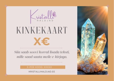 Kristallihaldjate kinkekaart