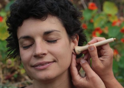 Yoja massaažipulk kristallkuuliga