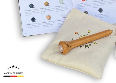 Yoja massaažipulk kristallkuuliga