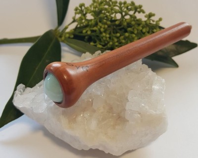 Yoja massaažipulk kristallkuuliga