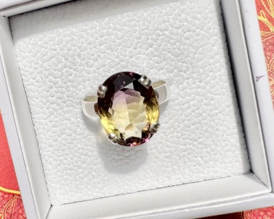 Ametriin hõbesõrmus Queen, Sri Lankalt