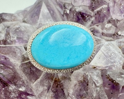 Türkiis hõbesõrmus suur Sri Lankalt