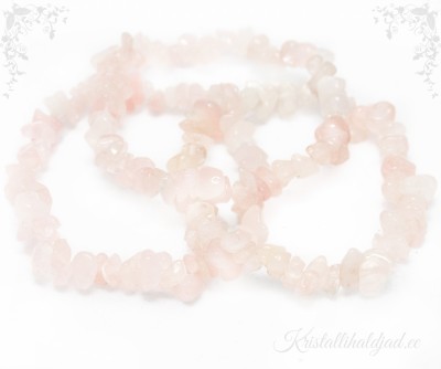 Roosa kvarts käevõru tšipsidest